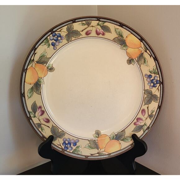 (Qty 1) Mikasa Intaglio GARDEN HARVEST Dinner Plate 11 1/8" CAC29 Stoneware - Picture 11 of 11